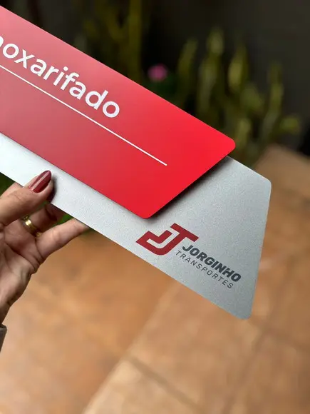Placa de Identificação de Sala - Modelo Onix