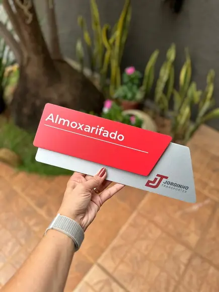 Placa de Identificação de Sala - Modelo Onix