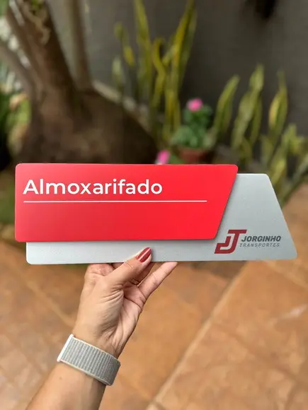 Placa de Identificação de Sala - Modelo Onix