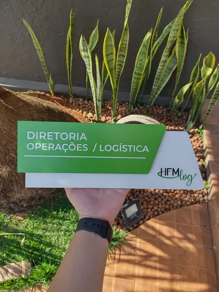 Placa de Identificação de Sala - Modelo Onix