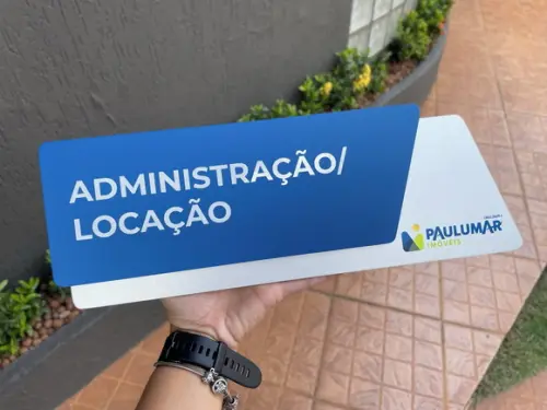 Placa de Identificação de Sala - Modelo Onix
