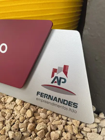 Placa de Identificação de Sala - Modelo Onix