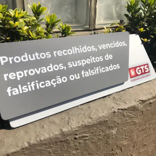 Placa de Identificação de Sala - Modelo Onix