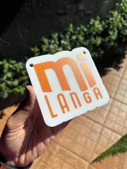 Placa de Identificação de Sala - Modelo Pitica 10x9,5