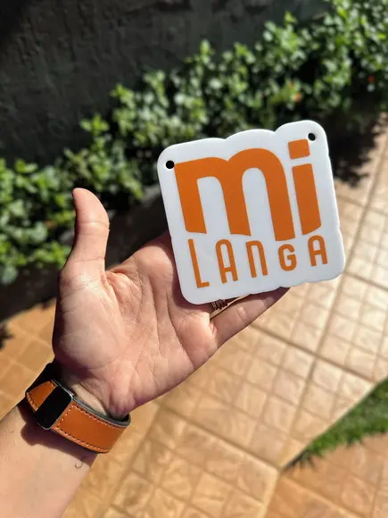 Placa de Identificação de Sala - Modelo Pitica 10x9,5