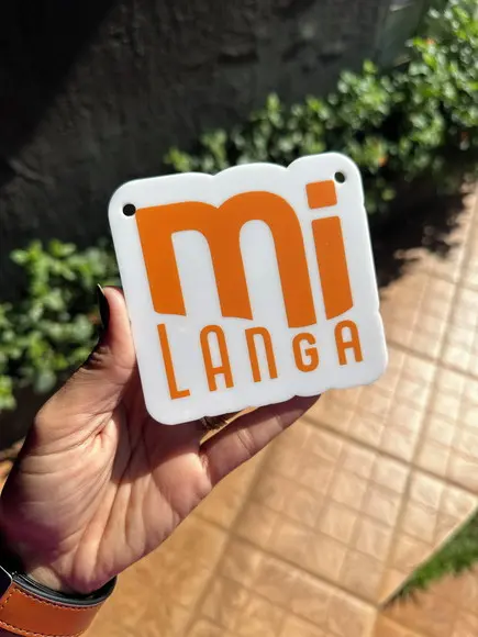 Placa de Identificação de Sala - Modelo Pitica 10x9,5
