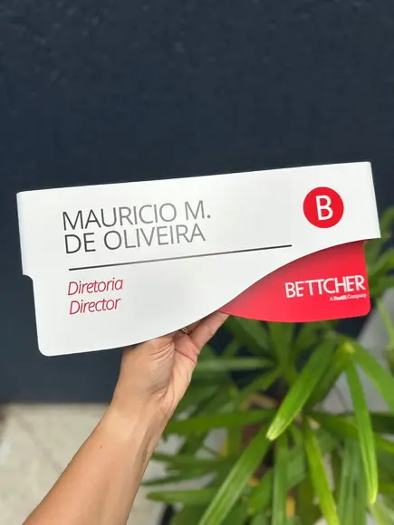 Placa de Identificação de Sala - Modelo Sodalita
