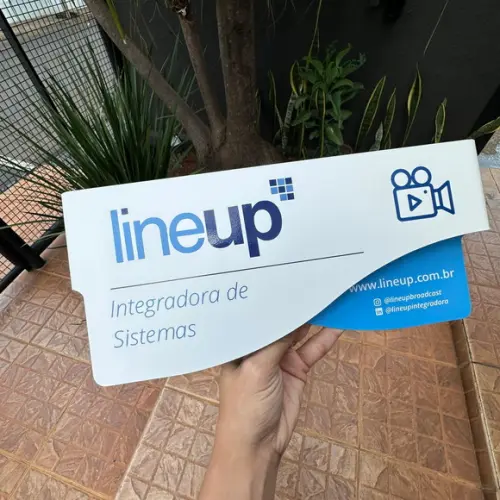 Placa de Identificação de Sala - Modelo Sodalita