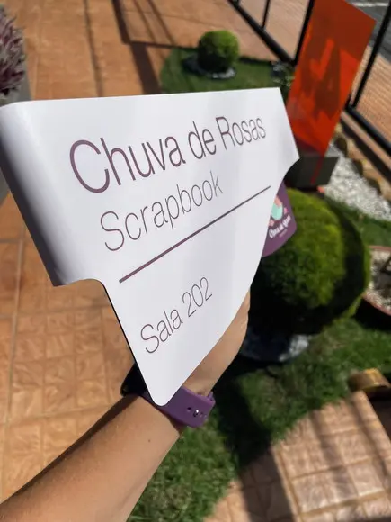 Placa de Identificação de Sala - Modelo Sodalita