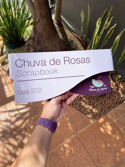 Placa de Identificação de Sala - Modelo Sodalita
