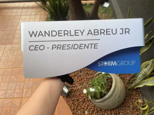 Placa de Identificação de Sala - Modelo Sodalita