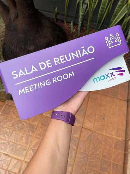Placa de Identificação de Sala - Modelo Sodalita