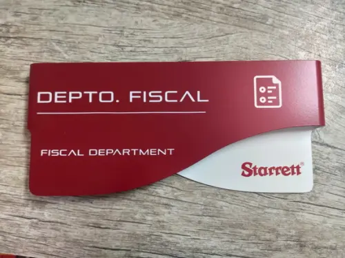 Placa de Identificação de Sala - Modelo Sodalita