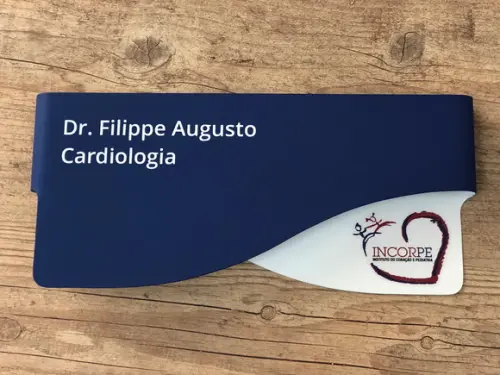 Placa de Identificação de Sala - Modelo Sodalita