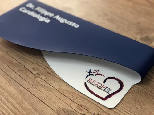 Placa de Identificação de Sala - Modelo Sodalita