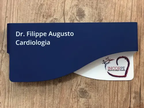 Placa de Identificação de Sala - Modelo Sodalita