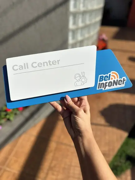 Placa de Identificação de Sala -modelo Onix Personalizado