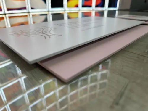 Placa de Identificação de Sala Modelo Topázio Acm 35x25