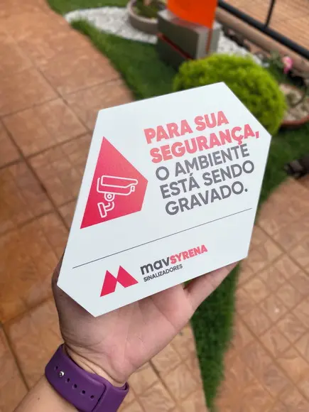 Placa de Identificação de Sala-modelo Caulim 18x13