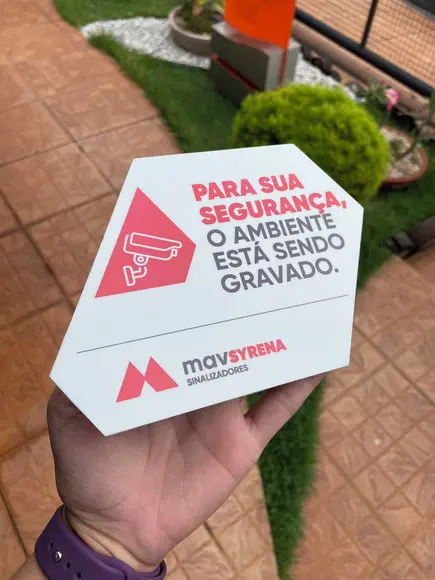 Placa de Identificação de Sala-modelo Caulim 18x13