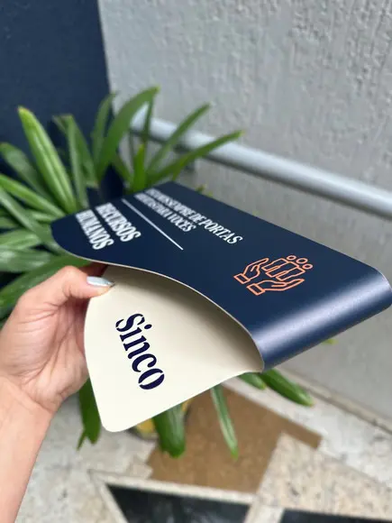 Placa de Identificação de Sala-modelo Sodalita Personalizada