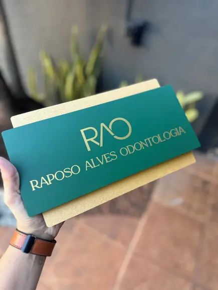 Placa de Identificação de Sala-modelo Topázio Acrílico 40x23