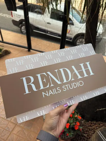 Placa de Identificação de Sala-modelo Topázio Acrílico 42x24