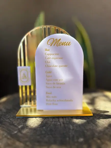 Placa de Menu - Personalizada