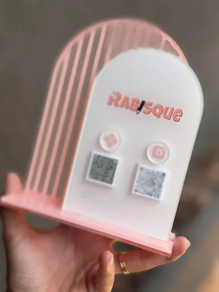 Placa de Pix - Personalizada - Rabisque