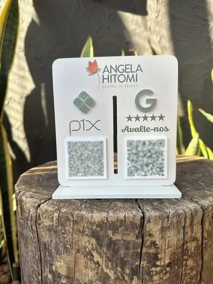 Placa de Pix - Personalizada 1 - Angelica Hitomi