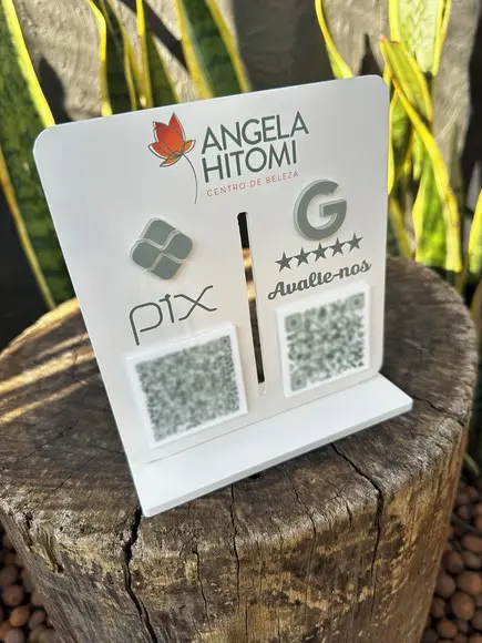 Placa de Pix - Personalizada 1 - Angelica Hitomi