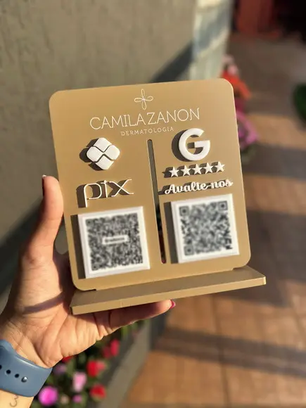 Placa de Pix - Personalizada 1 - Camila Zanon