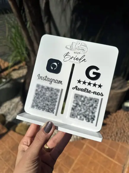 Placa de Pix - Personalizada 1 - Briela Charcutaria