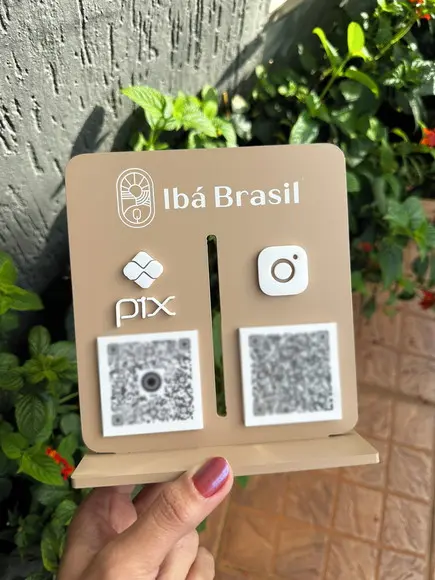 Placa de Pix - Personalizada 1 - Ibá Brasil