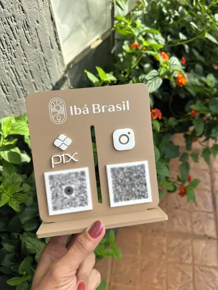 Placa de Pix - Personalizada 1 - Ibá Brasil