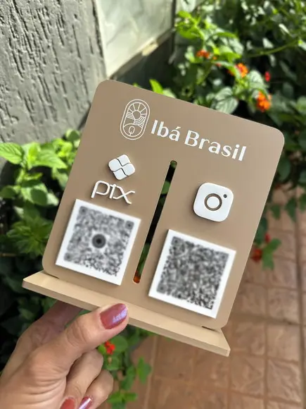 Placa de Pix - Personalizada 1 - Ibá Brasil