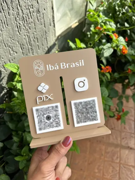 Placa de Pix - Personalizada 1 - Ibá Brasil