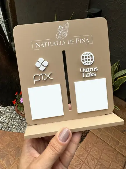Placa de Pix - Personalizada 1 - Nathalia de Pina