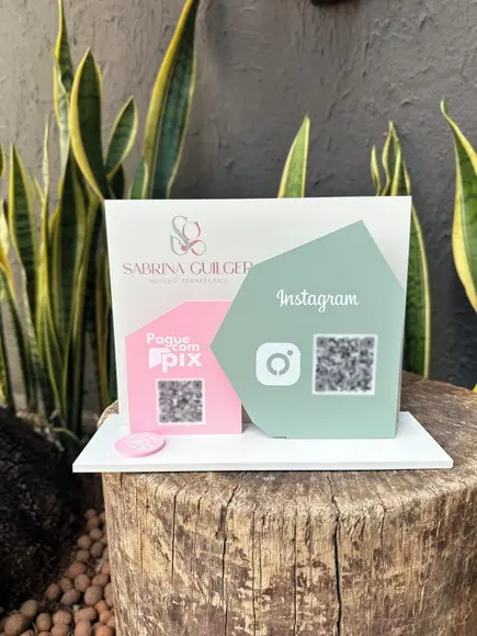 Placa de Pix - Personalizada 11 - Sabrina Guilger