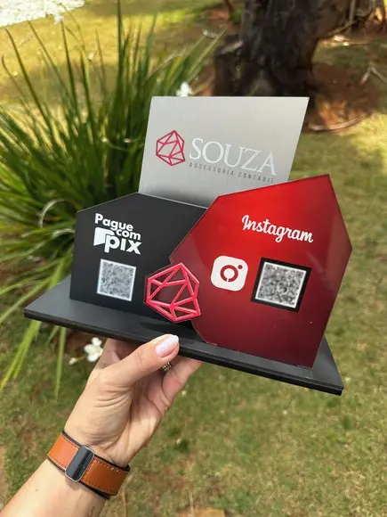 Placa de Pix - Personalizada 11 - Souza Assessoria Contabil