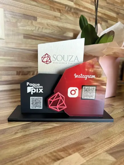Placa de Pix - Personalizada 11 - Souza Assessoria Contabil