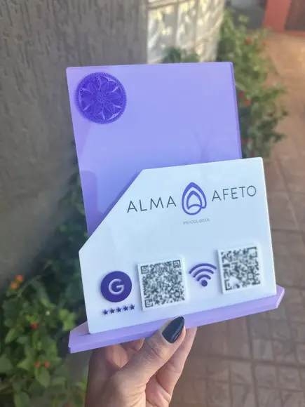 Placa de Pix - Personalizada 13 - Alma Afeto