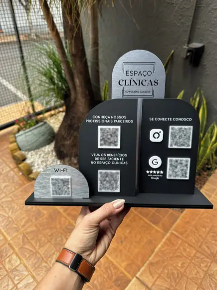 Placa de Pix - Personalizada 14 - Espaço Clinicas