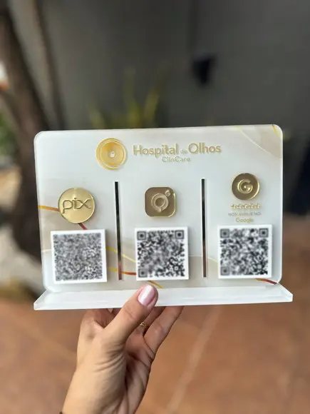 Placa de Pix - Personalizada 16 - Clincare