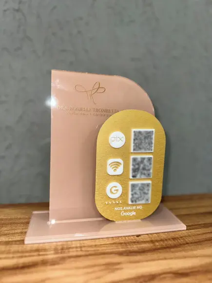 Placa de Pix - Personalizada 2 - Dra. Rosielle