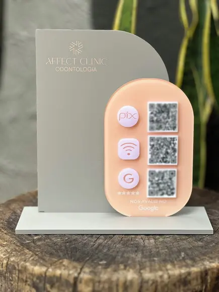 Placa de Pix - Personalizada 2 - Affect Clinic