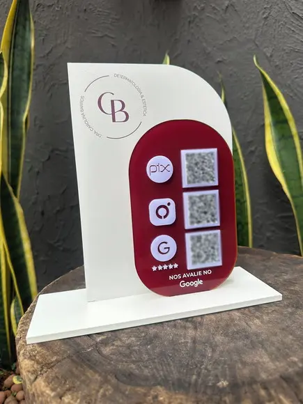 Placa de Pix - Personalizada 2 - Cb