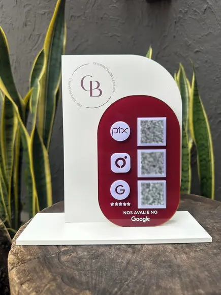 Placa de Pix - Personalizada 2 - Cb