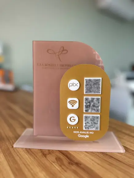 Placa de Pix - Personalizada 2 - Dra. Rosielle