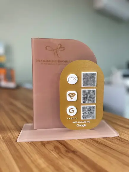 Placa de Pix - Personalizada 2 - Dra. Rosielle